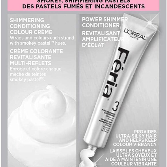 L'Oréal Paris Féria Smokey Pastels Hair Color, P2 Smokey Pink - Picture 7 of 11